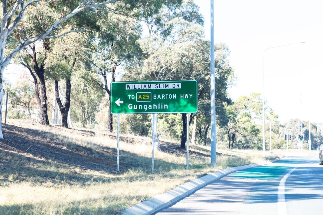 William Slim Drive road sign