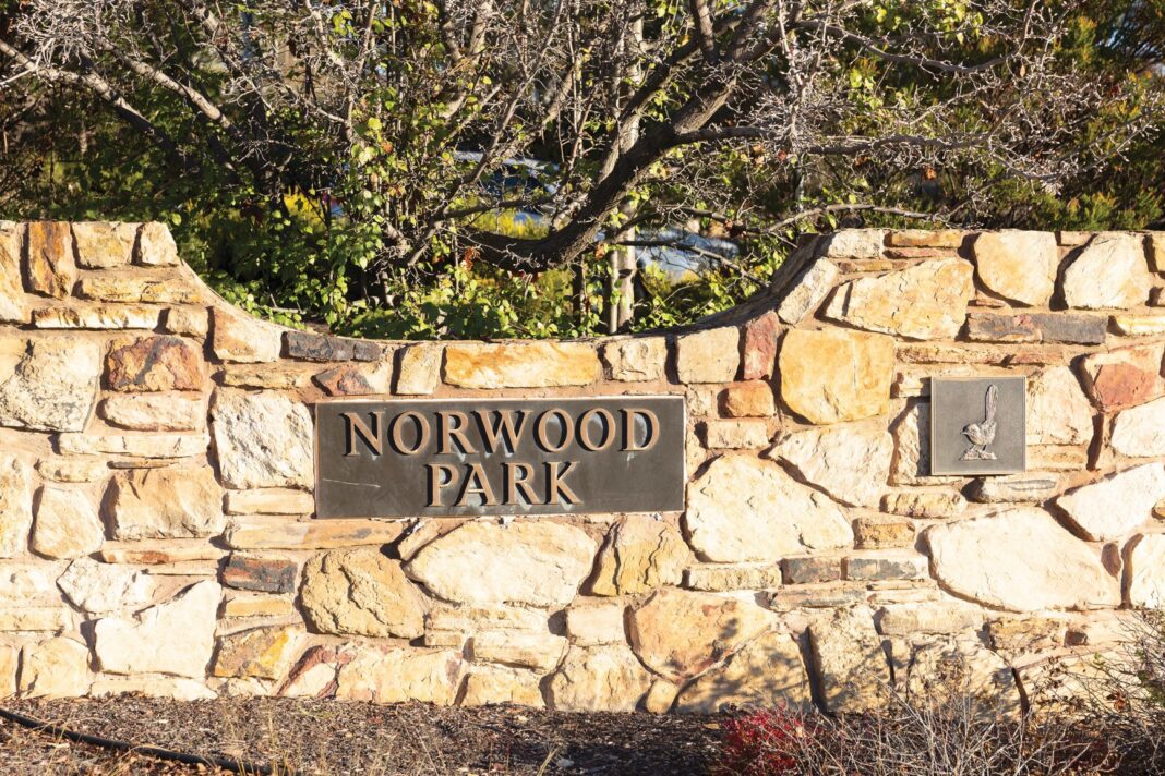 Norwood Park sign