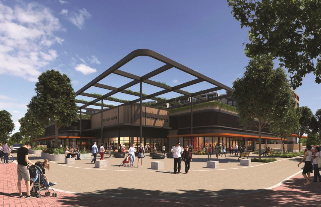 artists impression of shopping centre