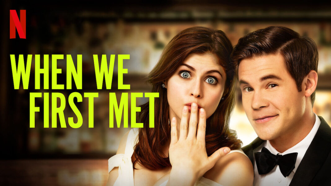 When we first met poster