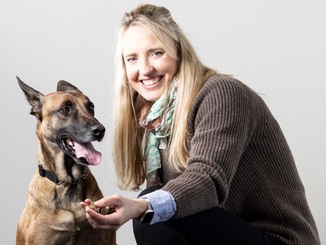 Alison Kirk-Lauritsen is the brains behind the sustainable dog treat brand Feed for Thought, developed in collaboration with her personal taste tester, Max.