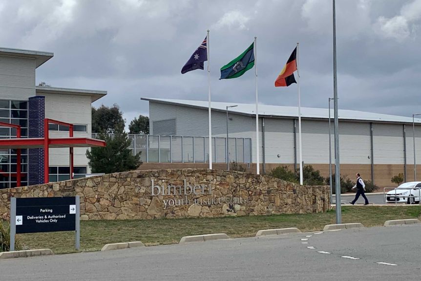 flags raised at youth justice centre
