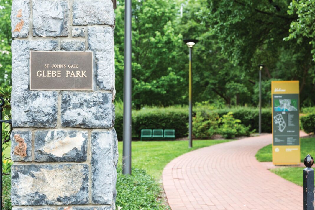 Glebe Park entrance