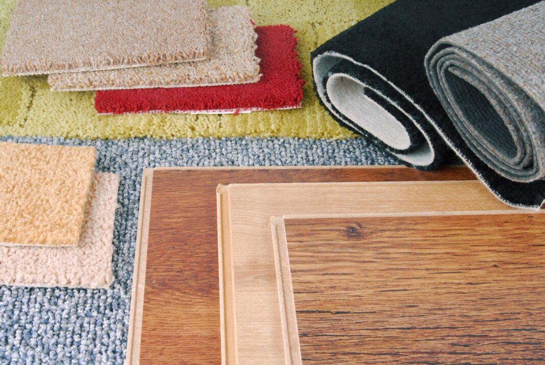 different rugs and carpet