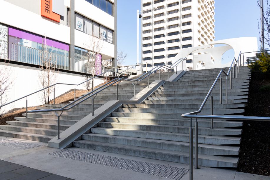 woden interchange CIT stairs to town square