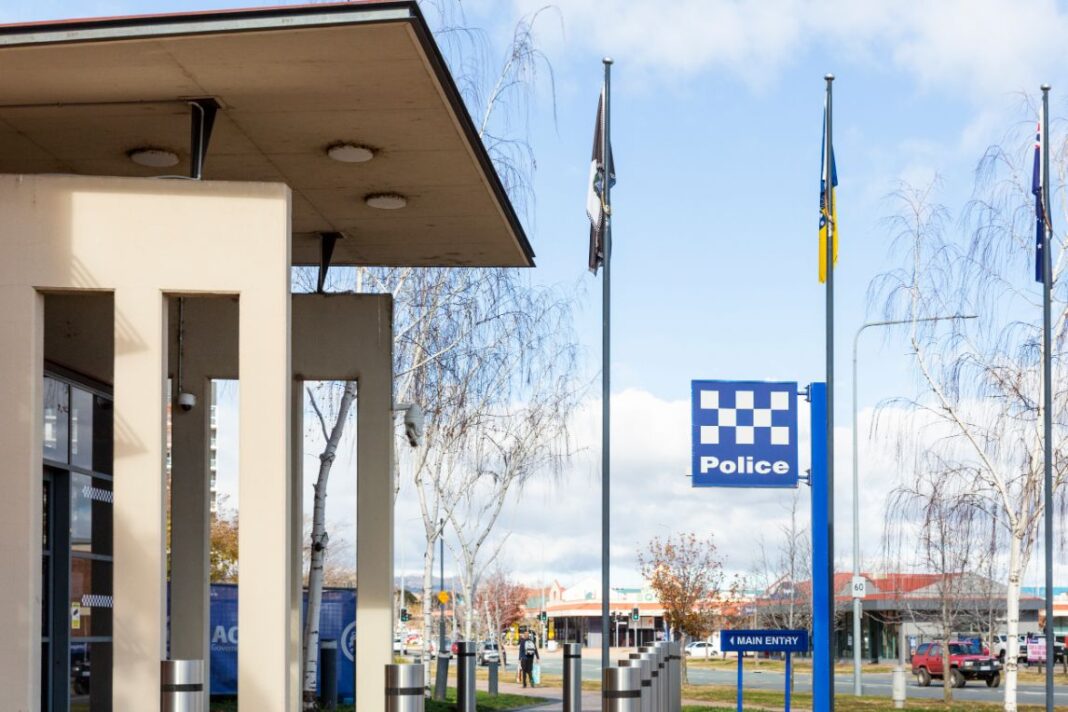Exterior of police station in Tuggeranong