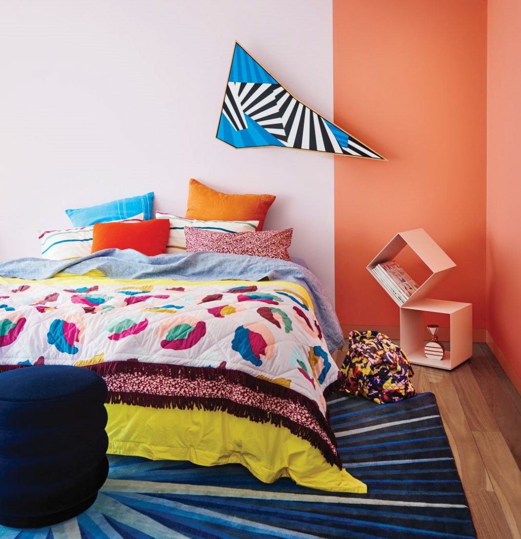 colourful bedroom