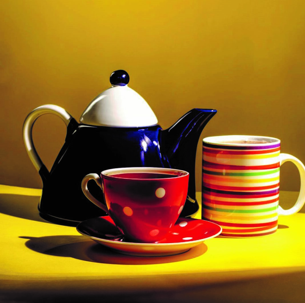 teapot and some mugs