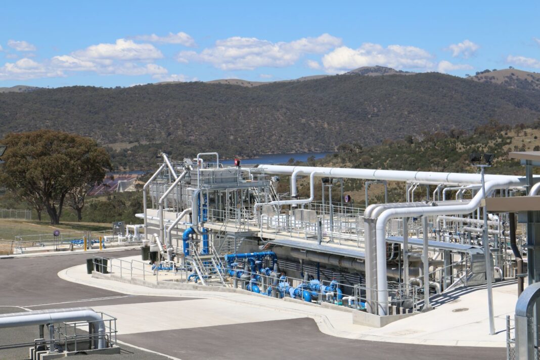 Googong's water recycling plant
