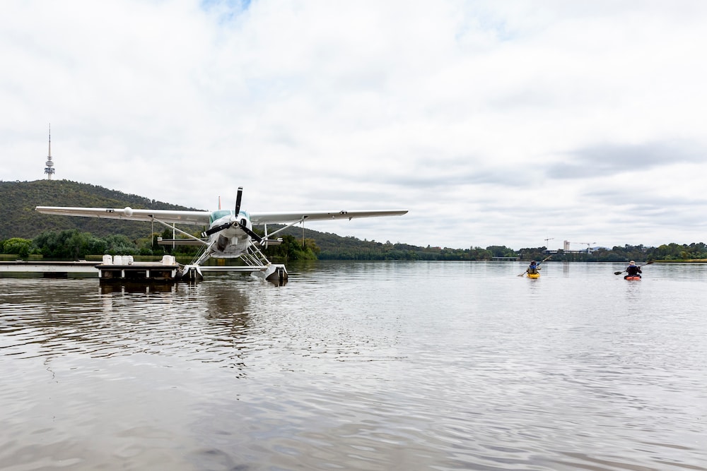 Seaplane lands in Canberra for the first time