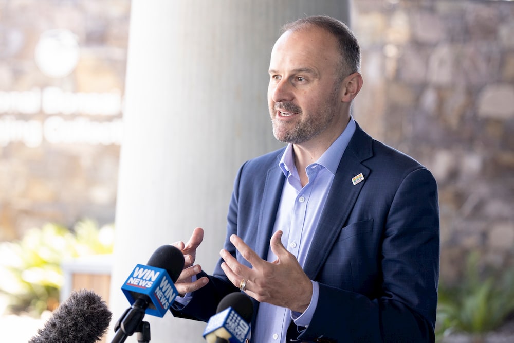 ACT Chief Minister Andrew Barr. Picture: Kerrie Brewer