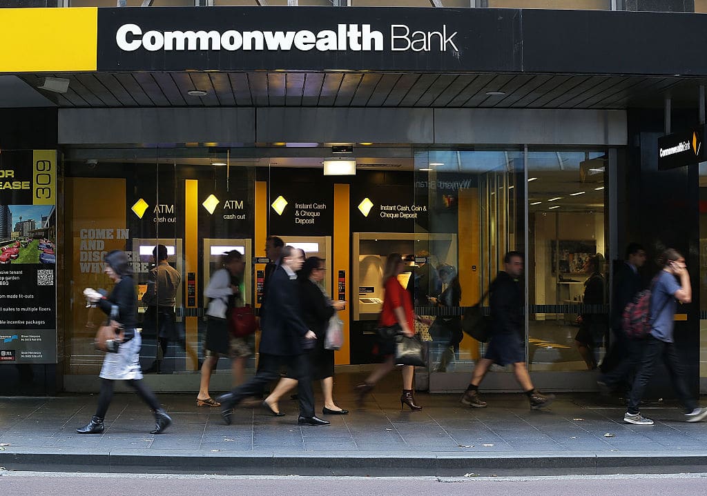 In a three-month period, the Commonwealth Bank identified more than 8,000 CBA customers who had received multiple low-value deposits, with potentially abusive messages in the descriptions. Photo: Getty.