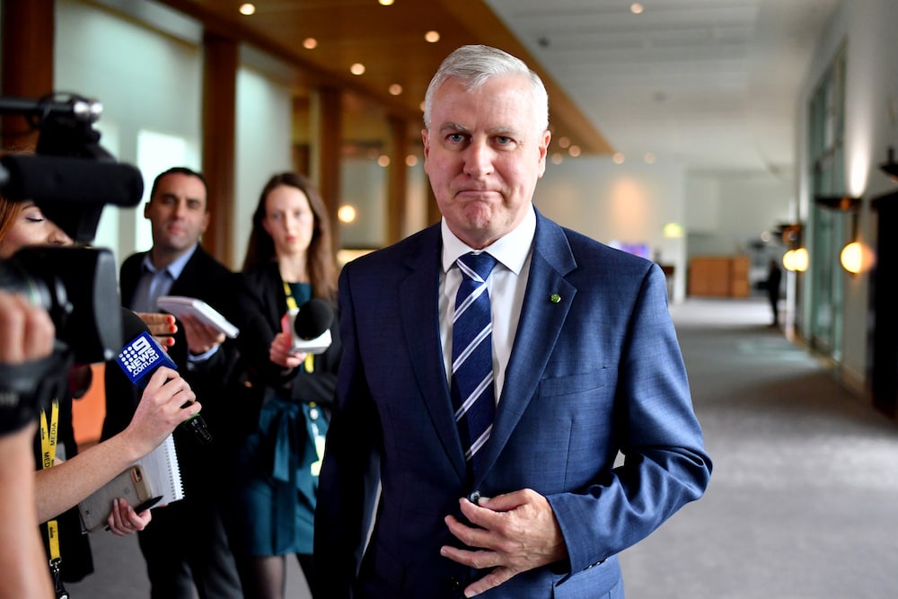 Barnaby Joyce Nationals leader Michael McCormack