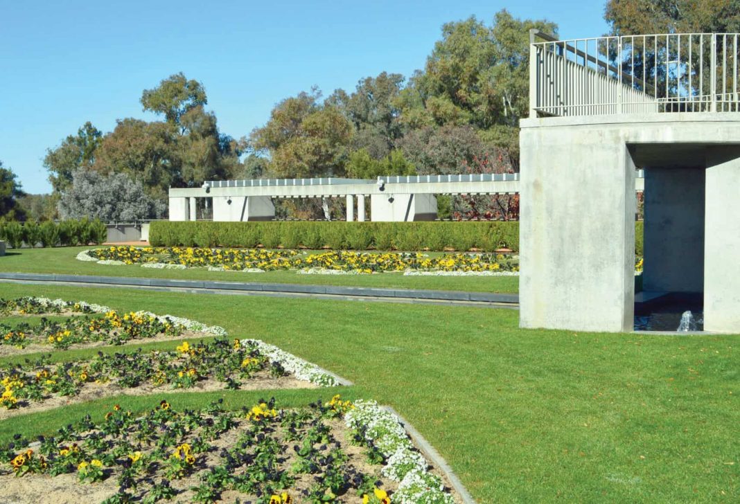 Parliament House formal gardens annual plantings