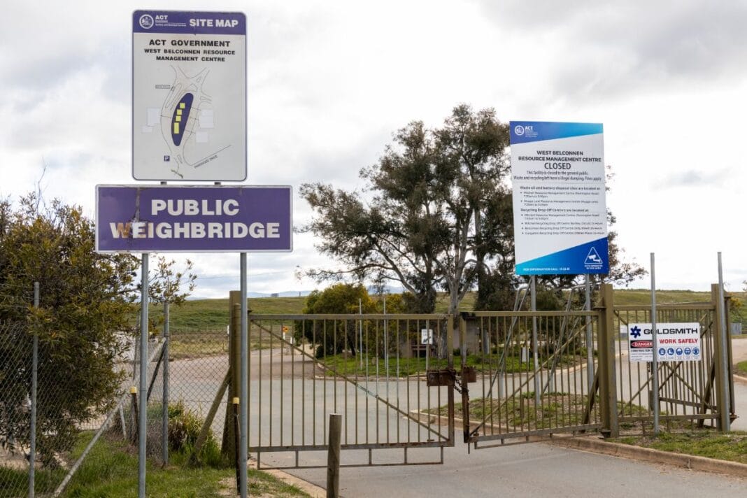 The West Belconnen Resource Management Centre will close after almost 30 years. File photo.
