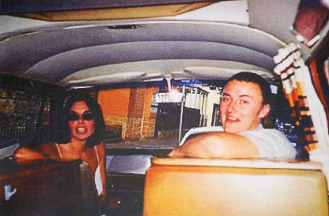 missing-presumed-dead English backpacker Peter Falconio with his girlfriend Joanne Lees in their van