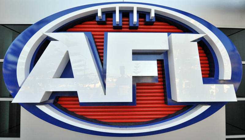An AFL Logo at AFL House in Melbourne