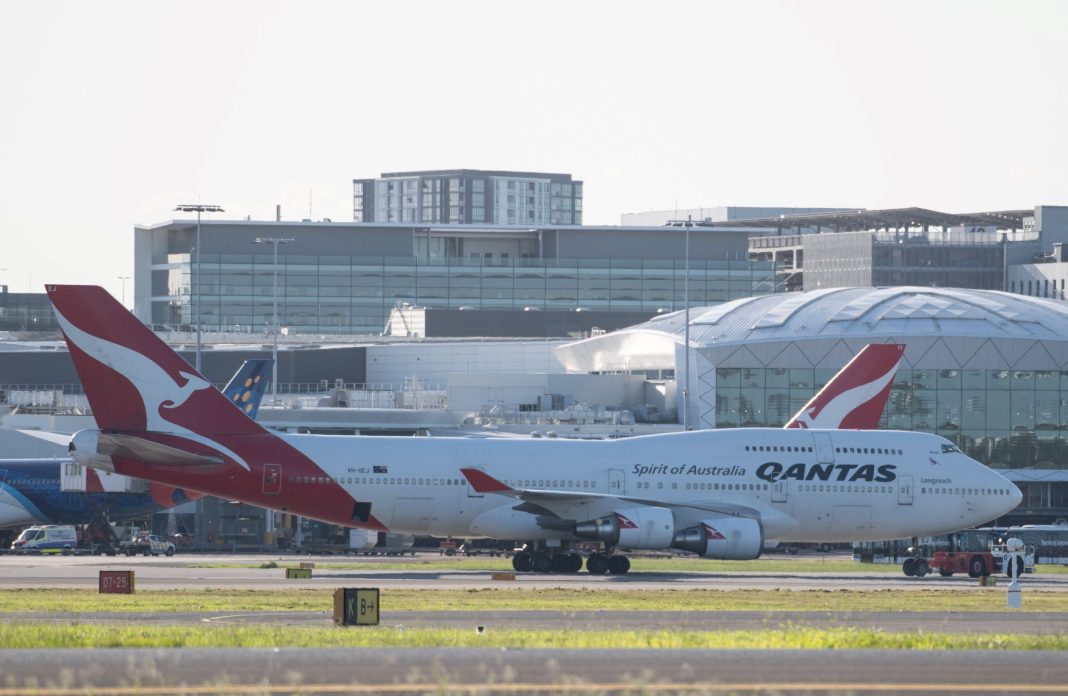 Qantas planes on the tarmac at Sydney Airport