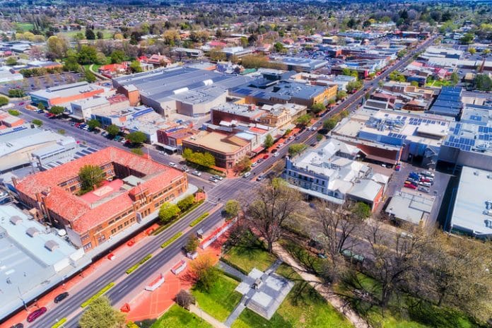 Aerial view of Orange NSW