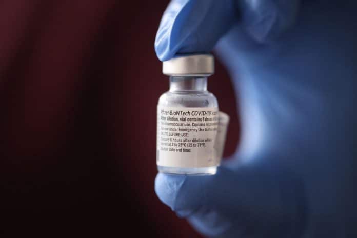 Pfizer vaccine vial