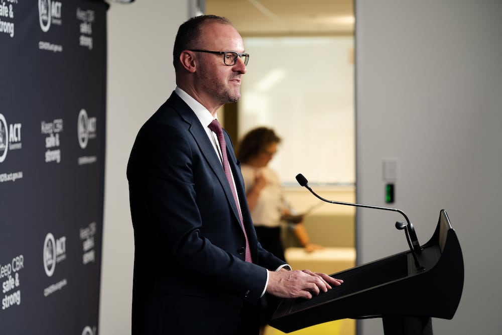 ACT lockdown extended chief minister andrew barr press conference