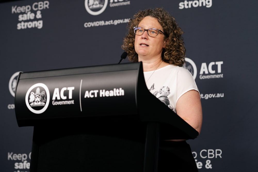 three new cases covid ACT update Dr Kerryn Coleman