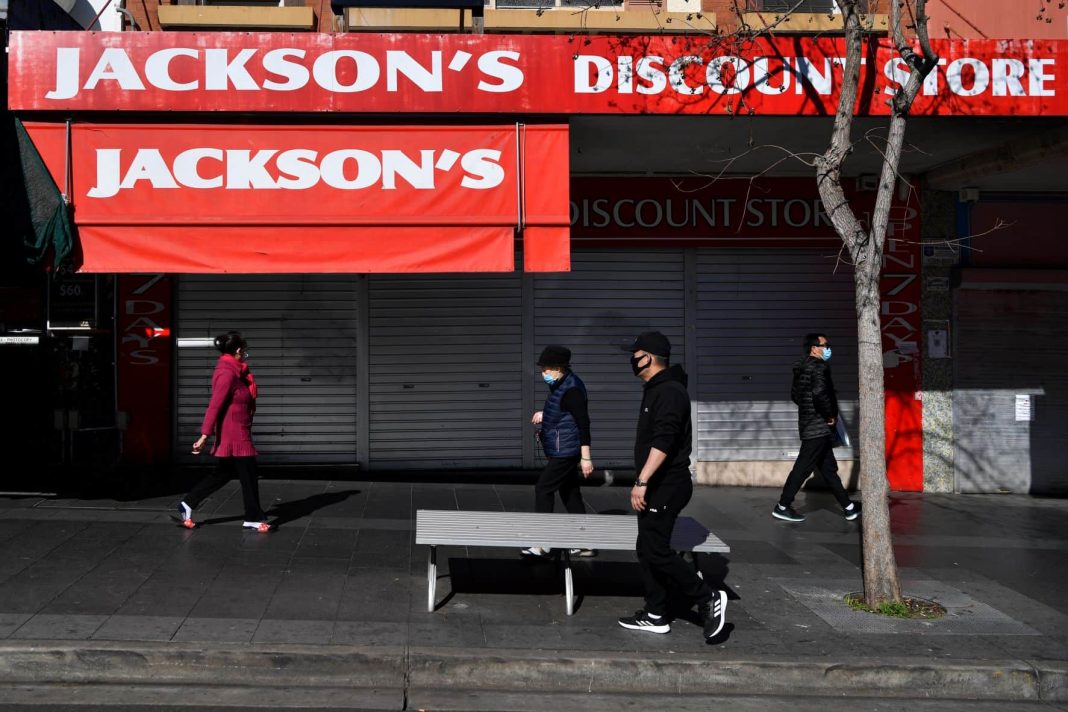 retail lockdown australia economy