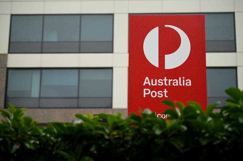 Signage at an Australia Post outlet