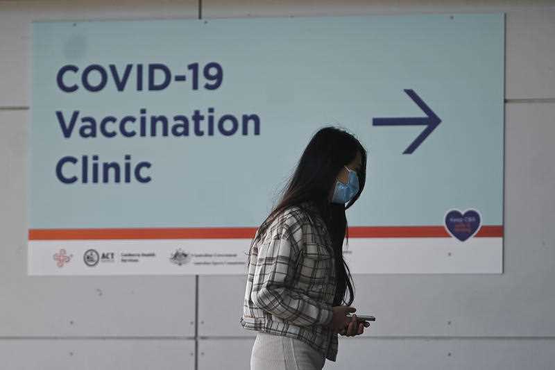 13 new cases ACT COVID-19 vaccination clinic AIS