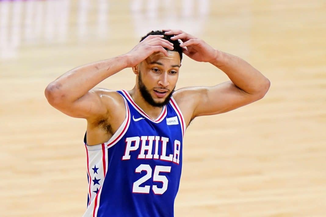 Ben Simmons out of 76ers
