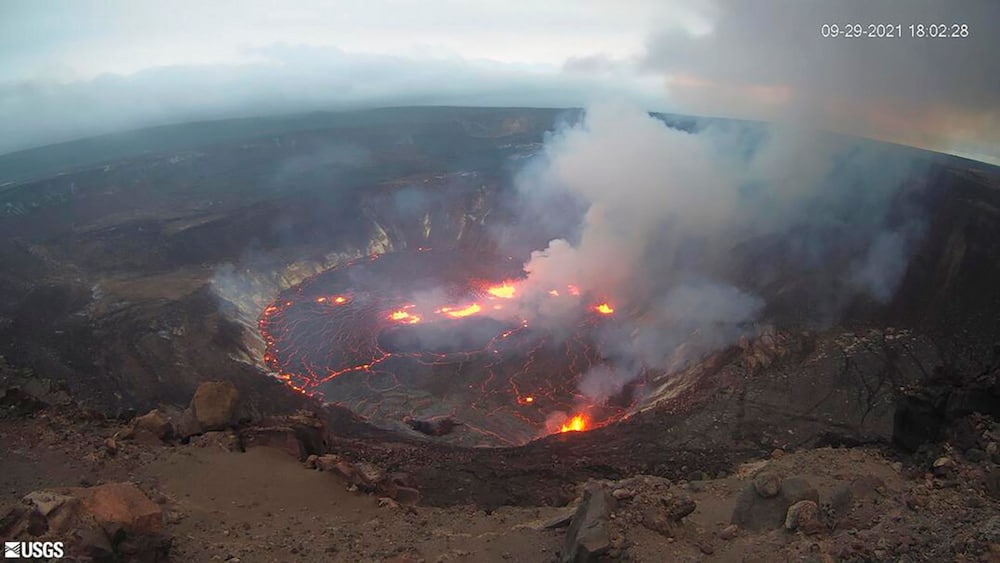 Kilauea volcano erupts Hawaii
