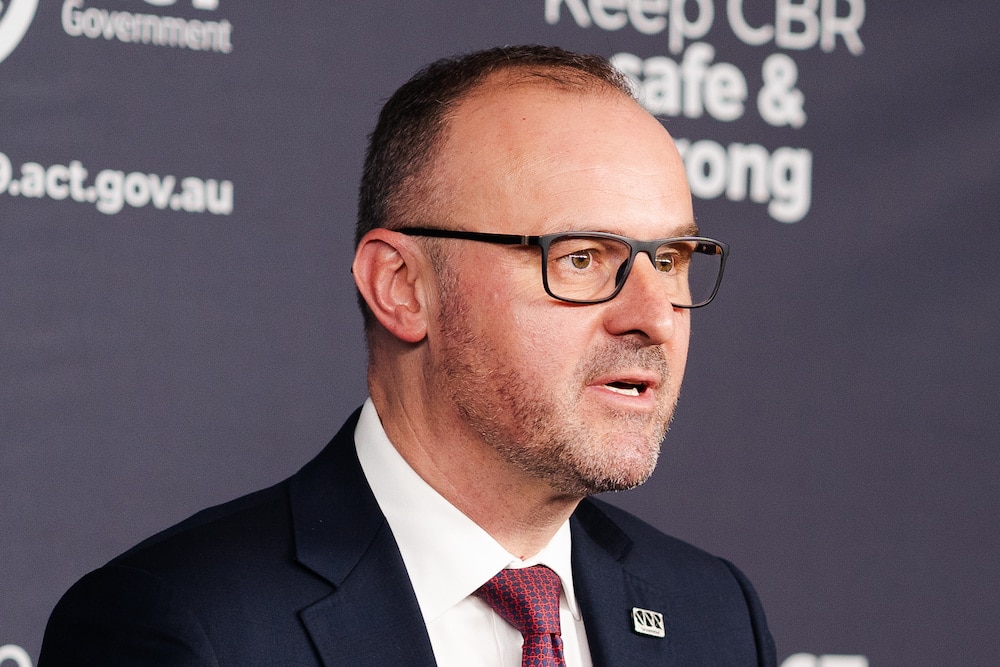 Chief Minister and Treasurer Andrew Barr. Photo: Kerrie Brewer