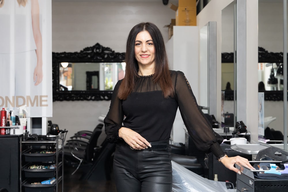 Canberra hairdresser hairdressing salon Cocos Vera Vujic.