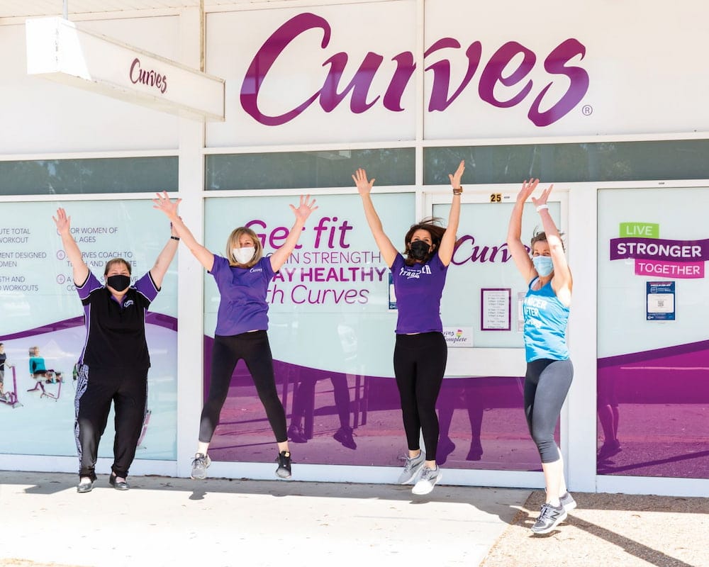Curves welcome back members gym