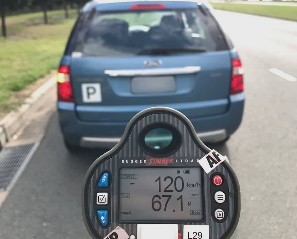 ACT policing P-plater speeding
