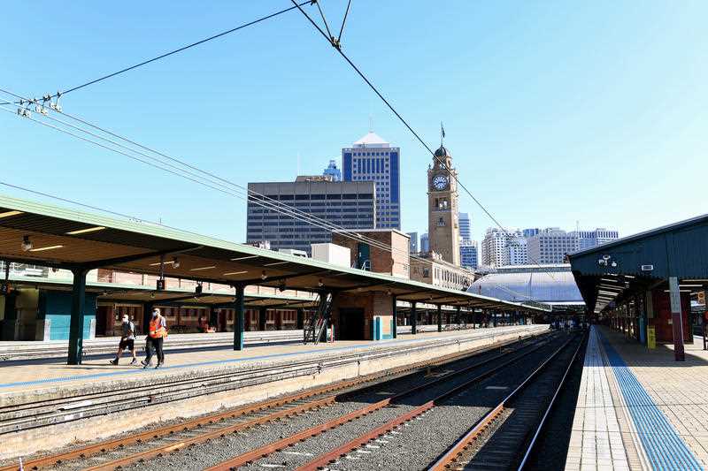 sydney trains cancelled industrial action empty station