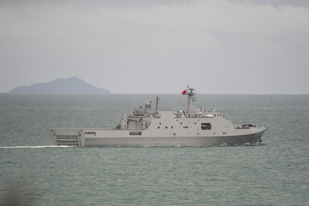 Chinese ship laser