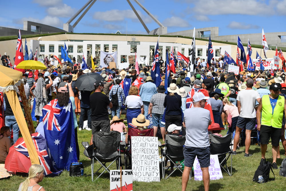 Parliament House protesters