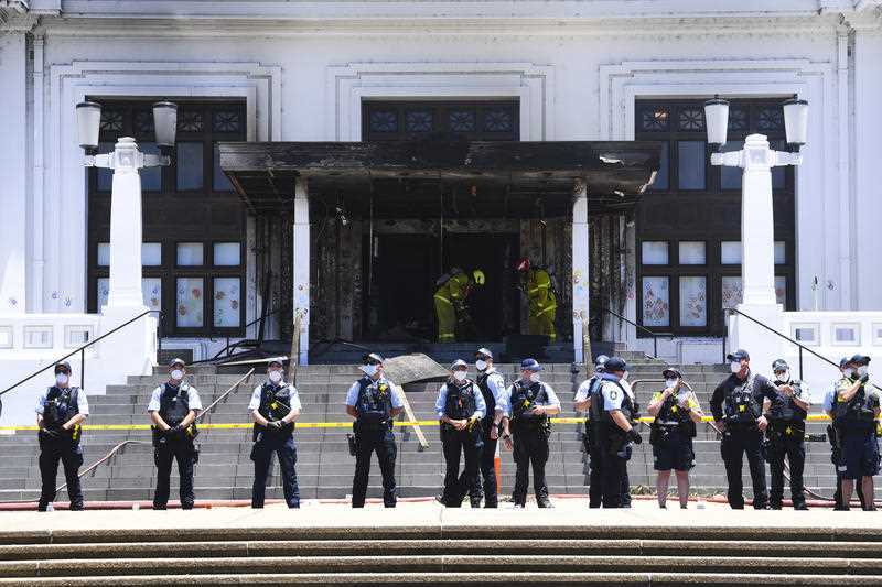 MoAD old parliament house reopen fires