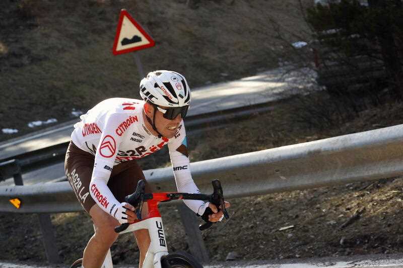 Australian bike rider Ben O'Connor in action in Europe