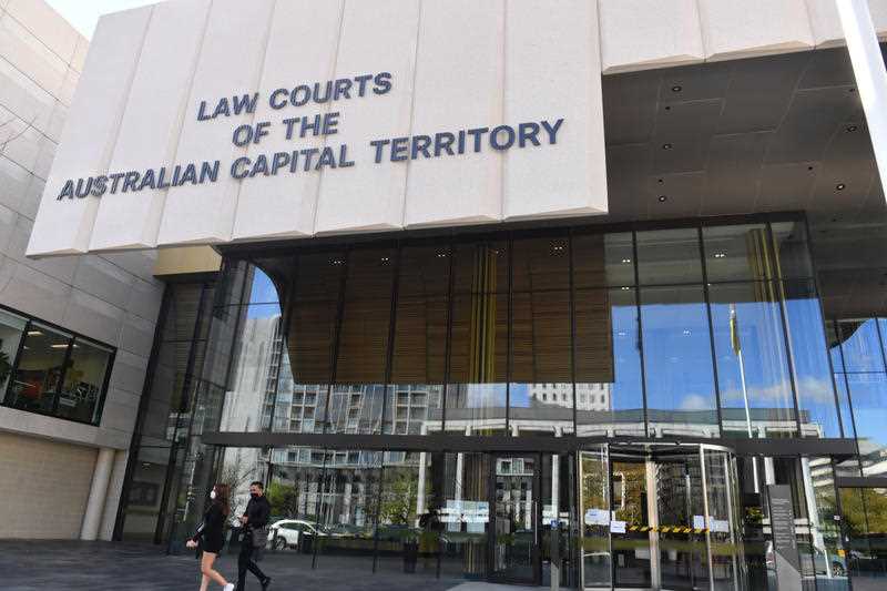 A general view of the law courts in Canberra