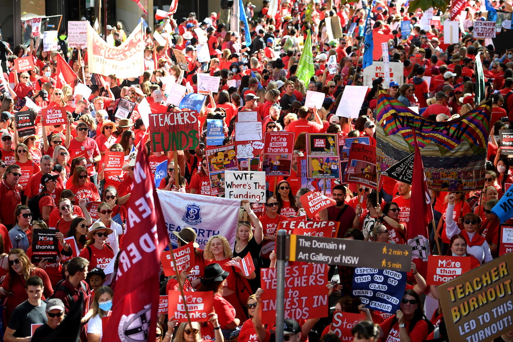 NSW teachers strike