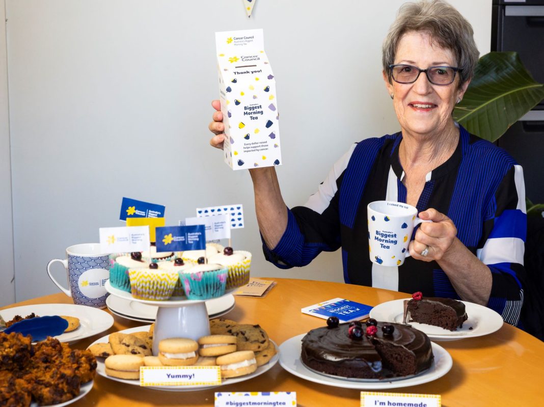Canberra grandmother Andrea Hookway hosting an Australia's Biggest Morning Tea to raise funds for Cancer Council ACT