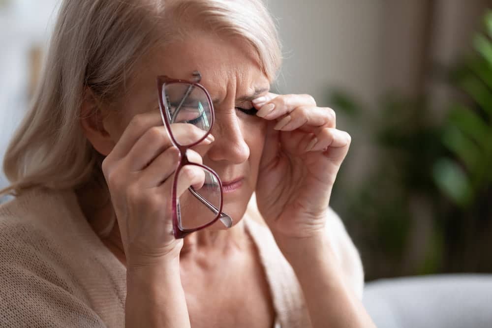 eyesight glass elderly