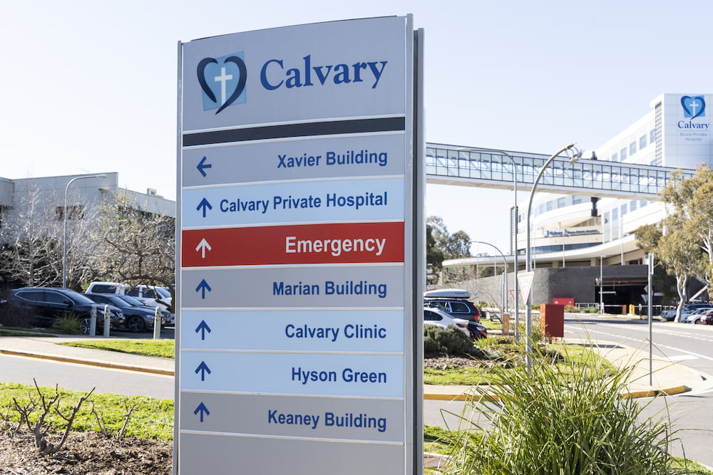 Calvary Hospital signage-7139