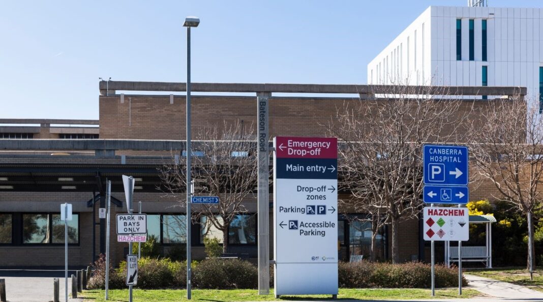 Canberra Hospital. File photo.