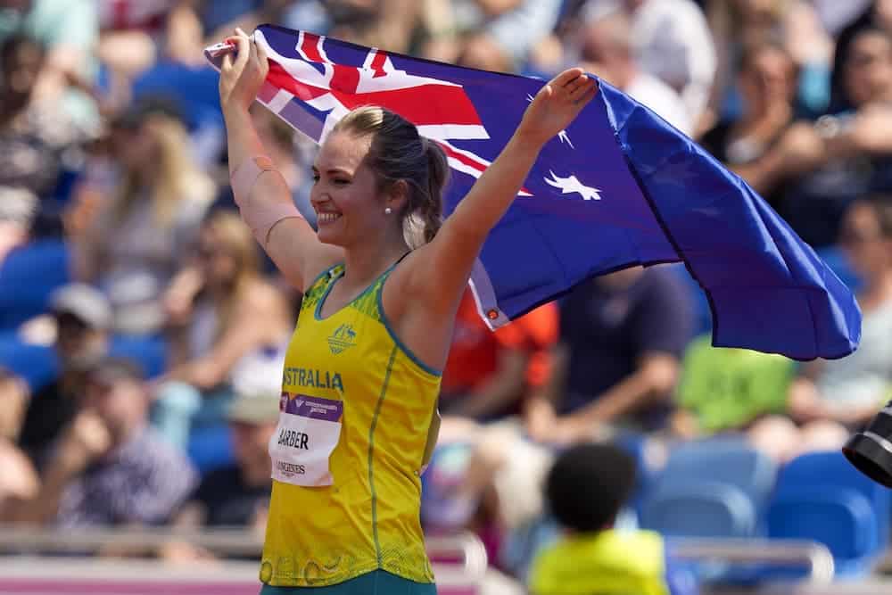 Canberra's Kelsey-Lee Barber wins javelin gold on last throw | Canberra  Weekly